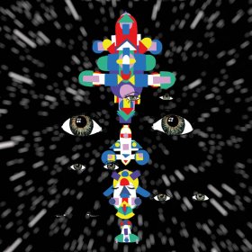 Bushpilot - Rockitman (Yellow/Black Splatter) [Vinyl, 7"]